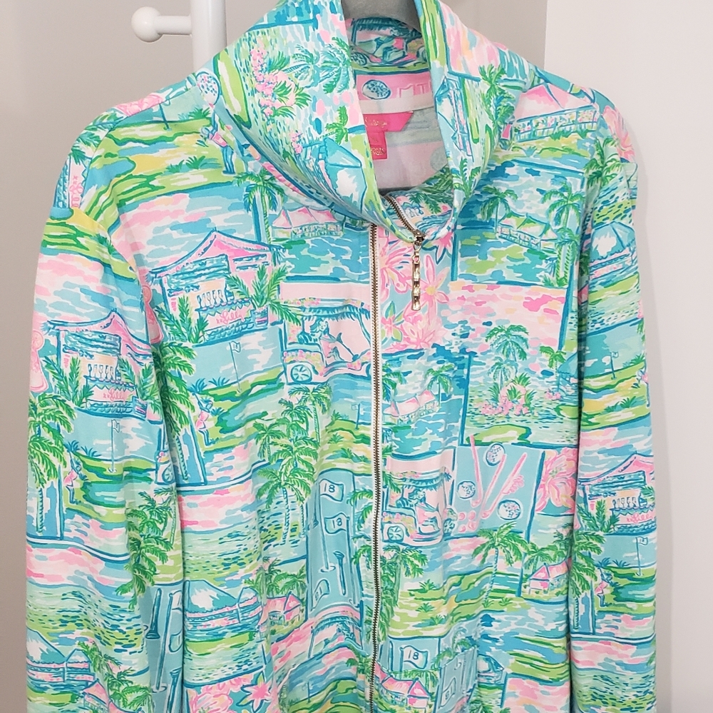 The Honda Classic Zip-up Jacket- Lilly Pulizter